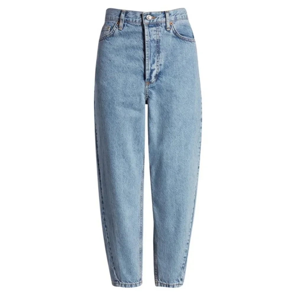 Topshop Ovoid Crop Moto Jeans - Picture 3 of 14
